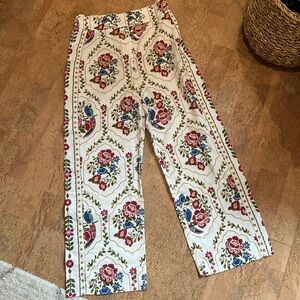 TIAGO PANTS - SÉZANE X FARM RIO size 6 / 38